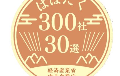 「はばたく中小企業300社」に選出されました