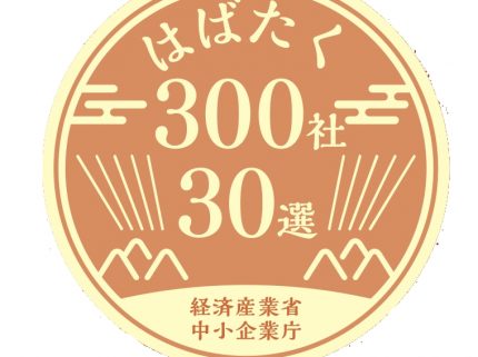 「はばたく中小企業300社」に選出されました